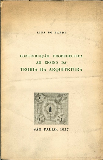 Contribuiçao propedeutica ao ensino da teoria da arquitetura