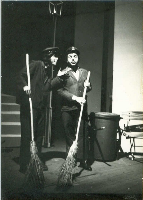 Dario Fo - foto da "L'uomo nudo e l'uomo in frac" anni '70