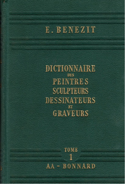 Dictionnaire des peintres, sculpteurs, dessinateurs, et greaveurs