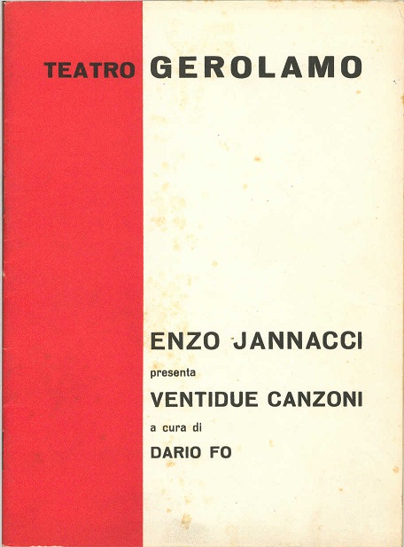 Enzo Jannacci presenta ventidue canzoni