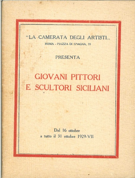 Giovani pittori e scultori siciliani