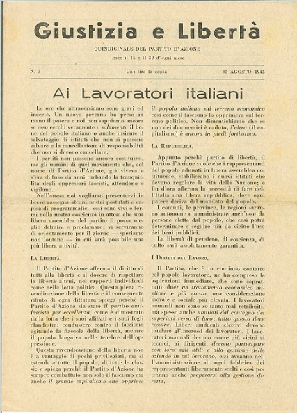 Giustizia e Libertà n. 3