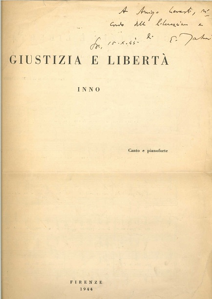 Giustizia e libertà - Inno