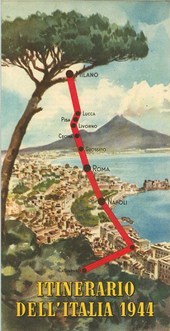 Itinerario dell'Italia 1944