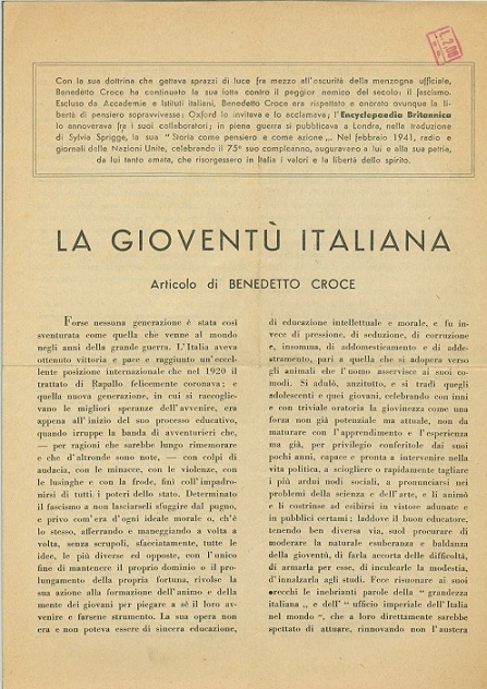 La gioventù italiana