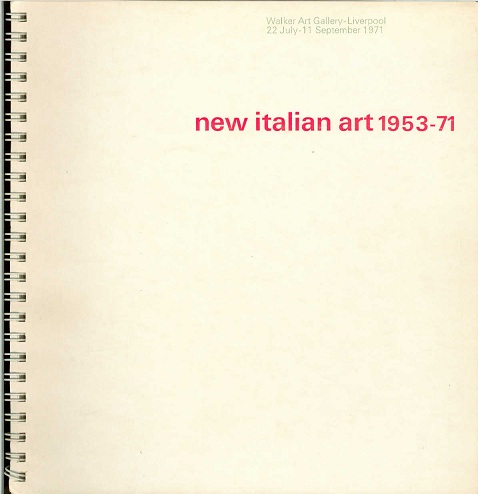 New italian art 1953-71