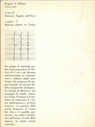 Progetti di Melotti 1932 - 1936