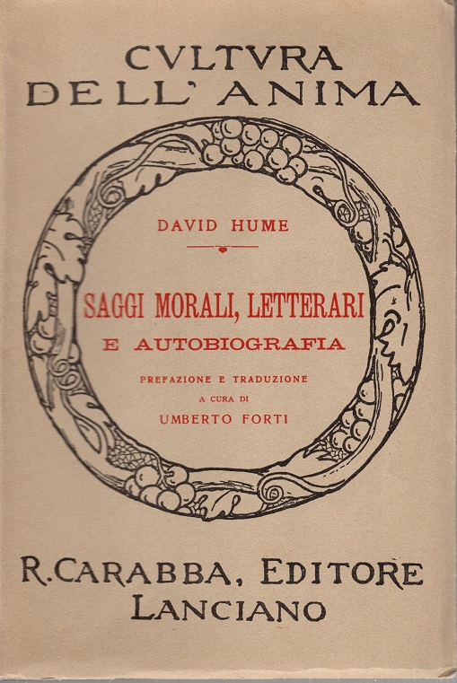 Saggi morali, letterari e autobiografia