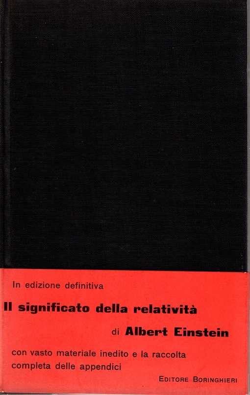 Significato della relatività (Il)